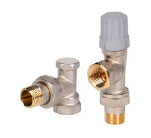 Набор термостатический для радиатора осевой Royal Thermo 1/2" Click