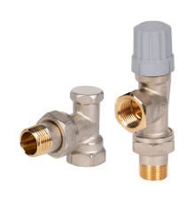 Набор термостатический для радиатора осевой Royal Thermo 1/2" Click