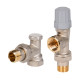Набор термостатический для радиатора осевой Royal Thermo 1/2" Click купить в Сочи