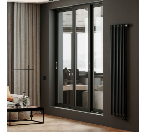 Дизайн-радиатор Royal Thermo Insignia VC2180 - 04 секц. RAL9005m купить в Сочи Дизайн-радиатор Royal Thermo Insignia VC2180 - 04 секц. RAL9005m купить в Сочи