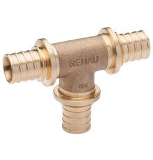 Тройник REHAU равнопроходный 25-25-25 PLATINUM RX, бронза