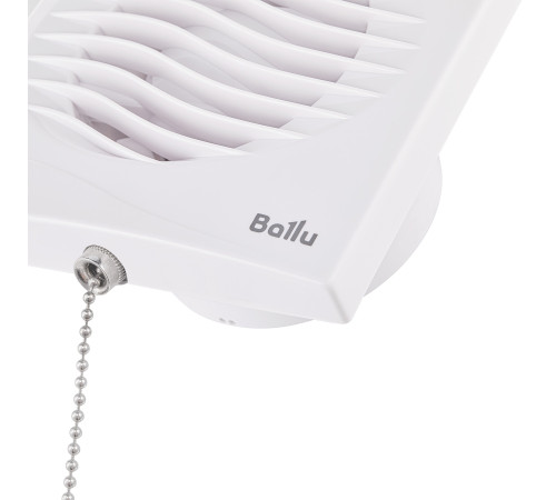 Вентилятор вытяжной Ballu BAF-AR 100 VP с обратным клапаном и тяговым выключателем купить  в Сочи