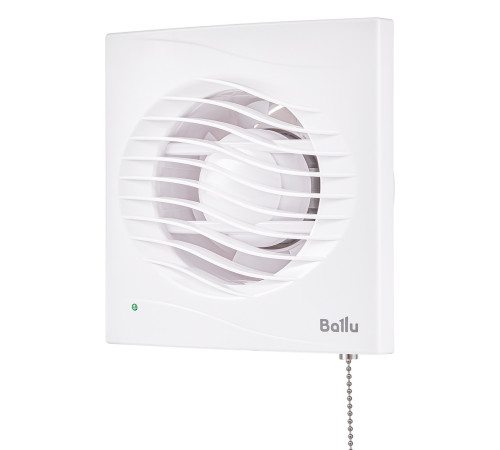 Вентилятор вытяжной Ballu BAF-AR 100 VP с обратным клапаном и тяговым выключателем купить  в Сочи