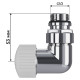 Набор термостатический трехосевой Royal Thermo Design Pro 15мм М30х1,5 (Хром) купить  в Сочи