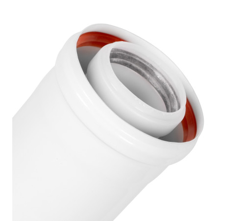 Удлинитель коаксиального дымохода раструбн. Royal Thermo 60/100, 1000 мм для конденсационных котлов купить  в Сочи Удлинитель коаксиального дымохода раструбн. Royal Thermo 60/100, 1000 мм для конденсационных котлов купить  в Сочи