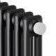 Дизайн-радиатор Royal Thermo Insignia VC2180 - 08 секц. RAL9005m купить в Сочи