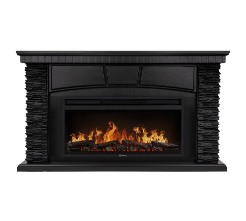 Каминокомплект: Очаг Electrolux EFP/P-3620LS, портал Porto 42/40/36 камень чер. шп. венге купить в Сочи Каминокомплект: Очаг Electrolux EFP/P-3620LS, портал Porto 42/40/36 камень чер. шп. венге купить в Сочи