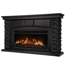 Каминокомплект: Очаг Electrolux EFP/P-3620LS, портал Porto 42/40/36 камень чер. шп. венге
