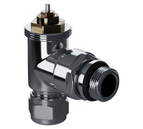 Набор термостатический угловой Royal Thermo Design Pro 15мм М30х1,5 (Хром) купить  в Сочи Набор термостатический угловой Royal Thermo Design Pro 15мм М30х1,5 (Хром) купить  в Сочи