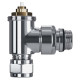Набор термостатический угловой Royal Thermo Design Pro 15мм М30х1,5 (Хром) купить  в Сочи
