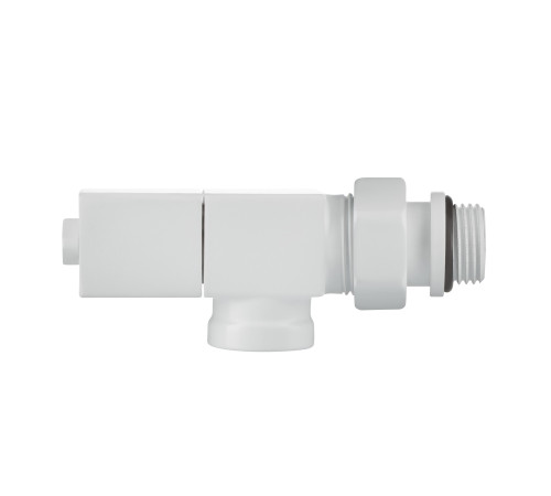 Набор дизайн-вентилей Royal Thermo CUBE, осевой (белый) 1/2" купить  в Сочи