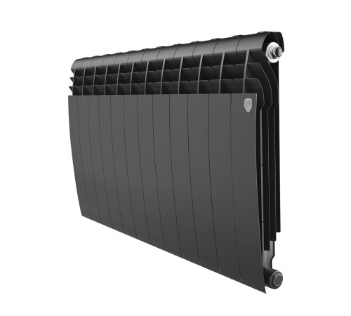 Радиатор биметаллический Royal Thermo BILINER B 500 Чёрный - 12 секц. купить в Сочи Радиатор биметаллический Royal Thermo BILINER B 500 Чёрный - 12 секц. купить в Сочи