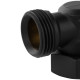 Набор нижнего подключения Royal Thermo угловой раздельный 3/4х3/4ЕК (черный) купить  в Сочи