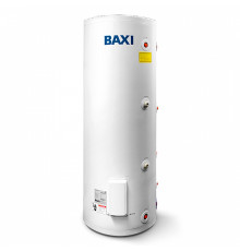 Бойлер косвенного нагрева BAXI UBC 400 напольный, одиночный змеевик, с боковым подключением