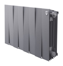 Радиатор биметаллический Royal Thermo PianoForte 300 Серебристый - 8 секц.