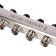 Коллектор Royal Thermo нерж. в сборе универсальный 1" ВР-3/4" НР с автомат. воздухоотвод-ми 10 вых. купить в Сочи