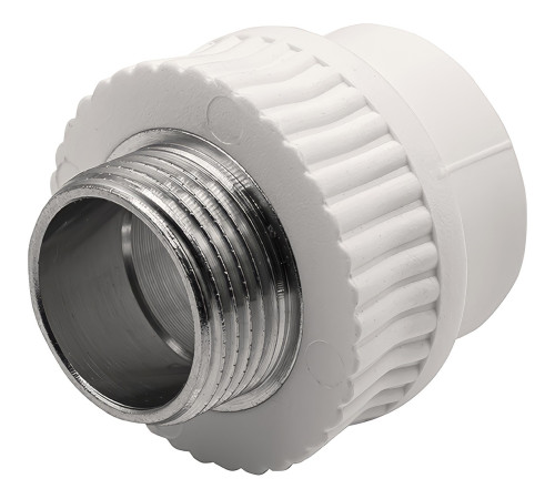 Муфта THERMOLIGHT комбинированная PP-R НР 32х1" белый (10/90) купить в Сочи Муфта THERMOLIGHT комбинированная PP-R НР 32х1" белый (10/90) купить в Сочи