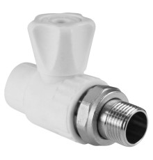 Кран шаровой для радиатора прямой 25 х 3/4" (50/10) VALFEX