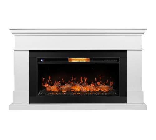 Каминокомплект: Очаг Royal Thermo Aurora RTFP/P-AR40LS, портал California 42/40/36, белый купить  в Сочи Каминокомплект: Очаг Royal Thermo Aurora RTFP/P-AR40LS, портал California 42/40/36, белый купить  в Сочи