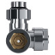 Узел нижнего подключения термостатический угловой Royal Thermo Design Pro 15мм М30х1,5 (Хром) купить  в Сочи