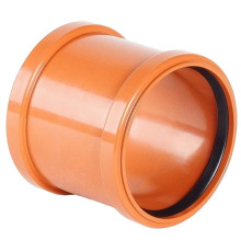 Муфта ХЕМКОР ремонтная НПВХ (PVC-U) 160 SN4