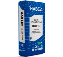 Habez Жане штукатурка цементная 25кг (Хабез) для внутренних и наружных работ