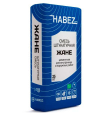 Habez Жане штукатурка цементная 25кг (Хабез) для внутренних и наружных работ