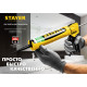 STAYER 600 мл, алюминиевый корпус, универсальный, закрытый пистолет для герметика, Professional (0673-60) для работы с герметиками в алюминиевой фольге и пластиковых картриджах объемом до 600 мл