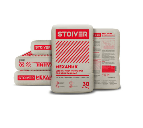 Купить Штукатурку гипсовую Волма-STOIVER-Механик 30кг Купить Штукатурку гипсовую Волма-STOIVER-Механик 30кг