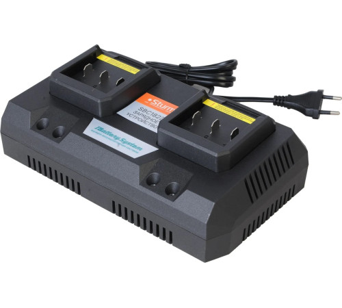 SBC1822 Зарядное устройство STURM 1 BatterySystem 18 В, 2х4А для двух батарей. Подходит ко всей линейке аккумуляторного инструмента Sturm! с логотипом 1BatterySystem SBC1822 Зарядное устройство STURM 1 BatterySystem 18 В, 2х4А для двух батарей. Подходит ко всей линейке аккумуляторного инструмента Sturm! с логотипом 1BatterySystem