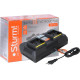 SBC1822 Зарядное устройство STURM 1 BatterySystem 18 В, 2х4А для двух батарей. Подходит ко всей линейке аккумуляторного инструмента Sturm! с логотипом 1BatterySystem