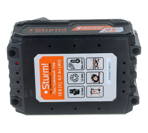 SBP1804 Аккумулятор STURM 1 BatterySystem 18 В, 4.0Ач. Аккумулятор 1BatterySystem (18 В; 4 Ач) Sturm SBP1804 - универсальная аккумуляторная система SBP1804 Аккумулятор STURM 1 BatterySystem 18 В, 4.0Ач. Аккумулятор 1BatterySystem (18 В; 4 Ач) Sturm SBP1804 - универсальная аккумуляторная система