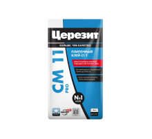 ЦЕРЕЗИТ CM11 PRO Клей для керамогранита и керамической плитки для пола и стен (5кг) 2639486 плюс