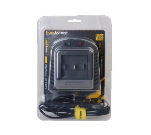 HBC2004 Зарядное устройство Hanskonner,т18В,1BatterySystem, 4.0, блистер для аккумуляторов Hanskonner системы 1BatterySystem с напряжением 18 В. HBC2004 Зарядное устройство Hanskonner,т18В,1BatterySystem, 4.0, блистер для аккумуляторов Hanskonner системы 1BatterySystem с напряжением 18 В.