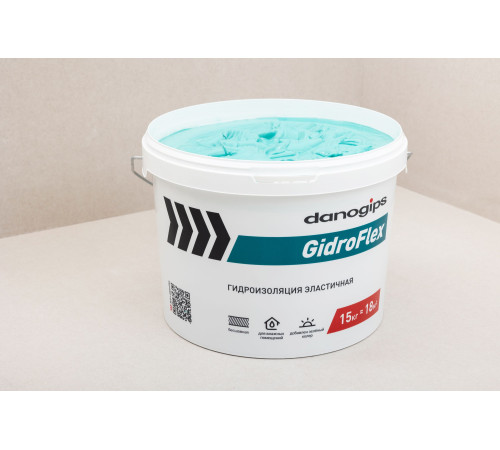 Danogips Готовый комплект GidroFlex Smart (Даногипс) для гидр-и с/узл и кухни, для стеновых и напольных поверхностей во влажных и мокрых помещениях Danogips Готовый комплект GidroFlex Smart (Даногипс) для гидр-и с/узл и кухни, для стеновых и напольных поверхностей во влажных и мокрых помещениях