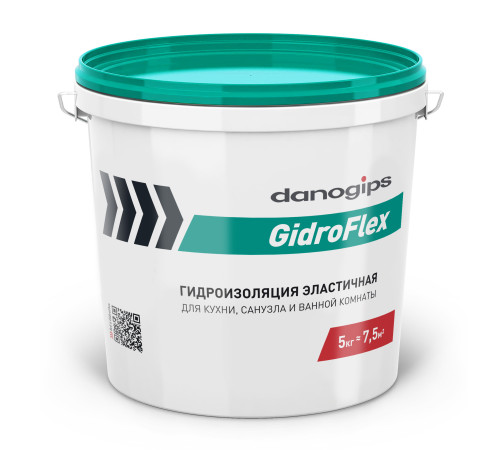Danogips Готовый комплект GidroFlex Smart (Даногипс) для гидр-и с/узл и кухни, для стеновых и напольных поверхностей во влажных и мокрых помещениях Danogips Готовый комплект GidroFlex Smart (Даногипс) для гидр-и с/узл и кухни, для стеновых и напольных поверхностей во влажных и мокрых помещениях