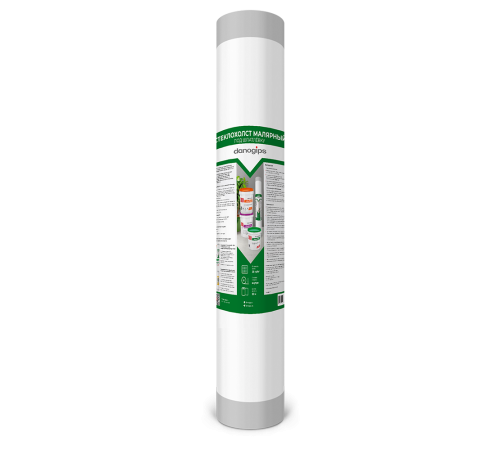 Danogips Стеклохолст малярный 35г/м2 50м Даногипс для отделки стен и потолков внутри помещений