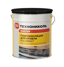 Мастика резино-битумная гидроизоляционная для КРОВЛИ AquaMast АкваМаст(18кг)
