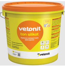 Краска Vetonit.ton silikat силикатная фасадная 00 25 кг, 24шт/пал Ветонит 1033409