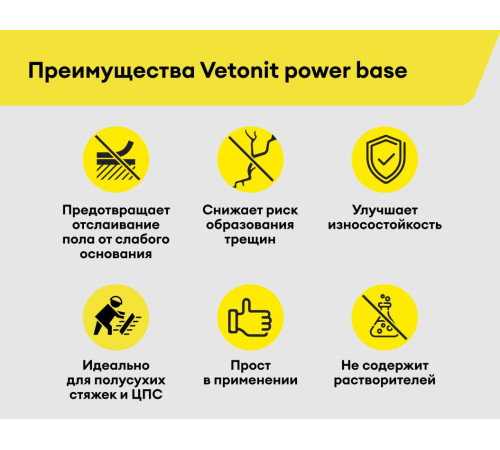 Грунтовка Vetonit пауэр бейс 10л Ветонит 1031204 для внутренних и наружных работ на жилых и общественных объектах Грунтовка Vetonit пауэр бейс 10л Ветонит 1031204 для внутренних и наружных работ на жилых и общественных объектах