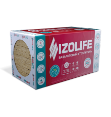 ИЗОЛАЙФ IZOLIFE АКУСТИК 1200х600х50, пл 41кг/м3 (8 пл/5,76м2/0,288м3) 24уп/пал IL0000560