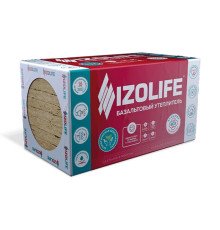 ИЗОЛАЙФ IZOLIFE ВЕНТ СТАНДАРТ 1200х600х100, пл 80кг/м3 (3 пл/2,16м2/0,216м3) 32уп/пал IL0000322
