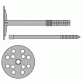 Дюбель-гвоздь для изоляции 10х100 с пластиковым гвоздем (1шт)